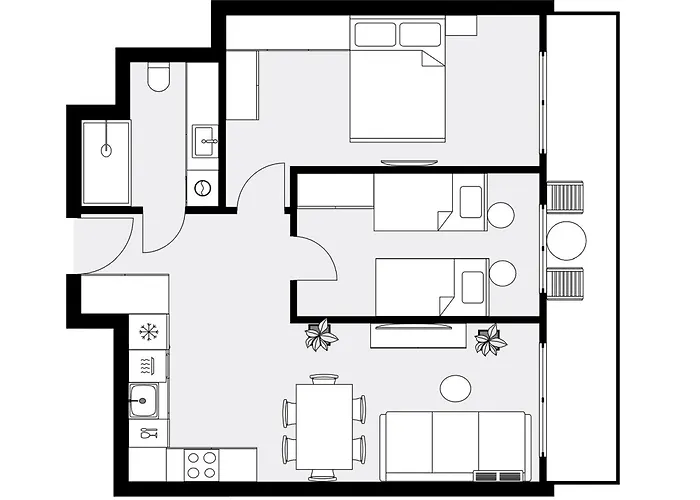 Urban Global Premium, 5th Floor No 03, Free Garage, Self Check-in, No Deposit * Katowice